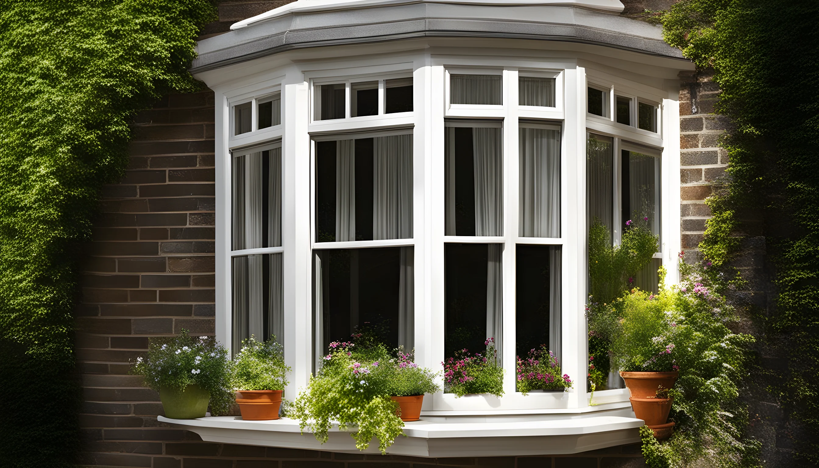 bay windows and bow windows