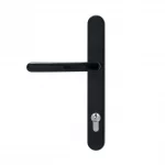 safe and sound Doors Furniture and Hareware Black lever handle