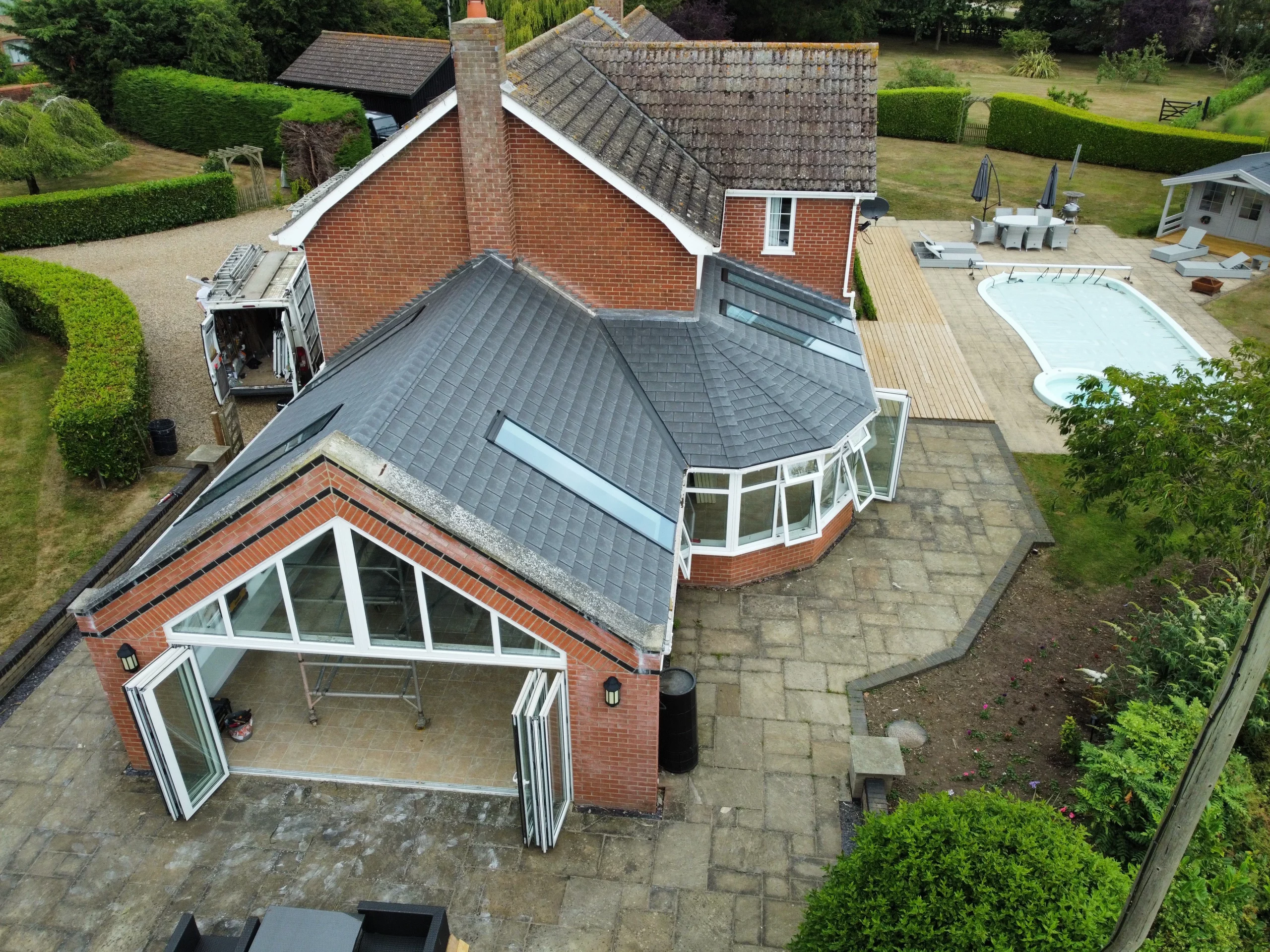 Tiled Conservatory Roofs Installations By Safe and Sound Windows in UK